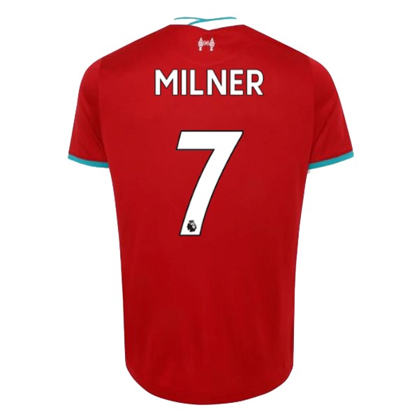 Camiseta Liverpool NO.7 Milner Primera Equipación 2020-2021 Rojo